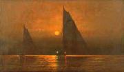 unknow artist C.S. Dorion sailing at dusk oil painting reproduction